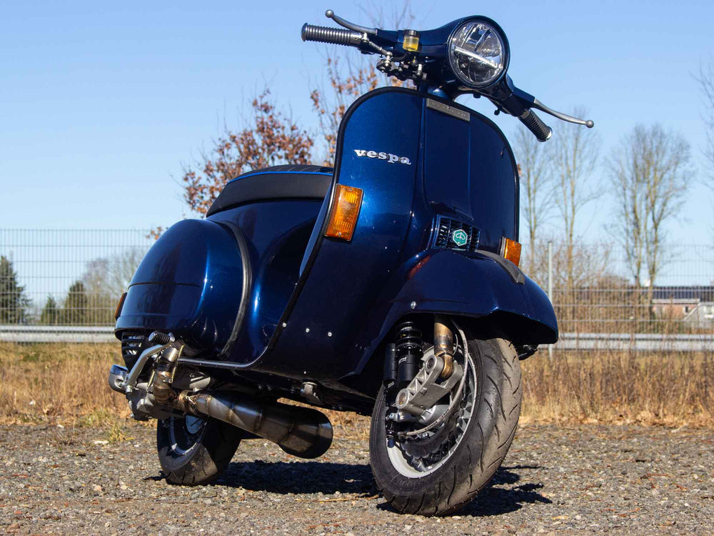 Vespa PX Tuning Umbau mit Quattrini 244cm Motor und Rennauspuff Scooter & Service