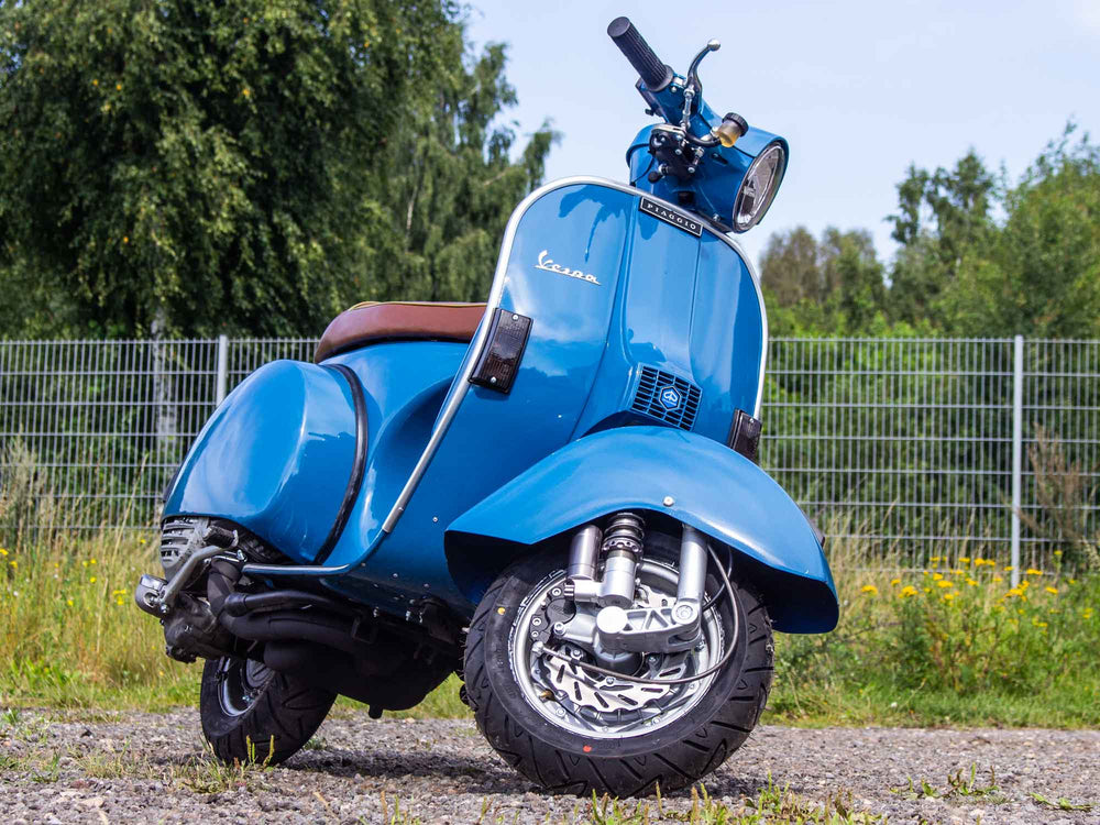 Vespa PX Umbau mit 221ccm Malossi Motor und Scheibenbremse
