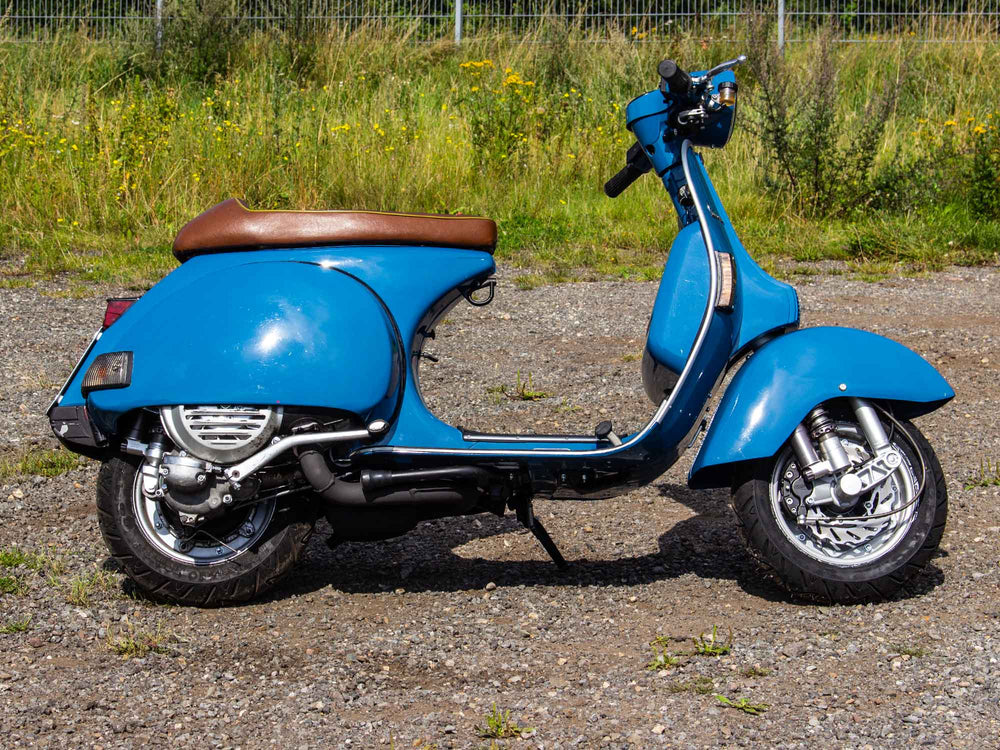 Vespa PX Umbau mit 221ccm Malossi Motor und Scheibenbremse