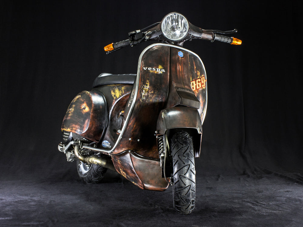 Custom Vespa Umbau PX 221 Racer rawstyle