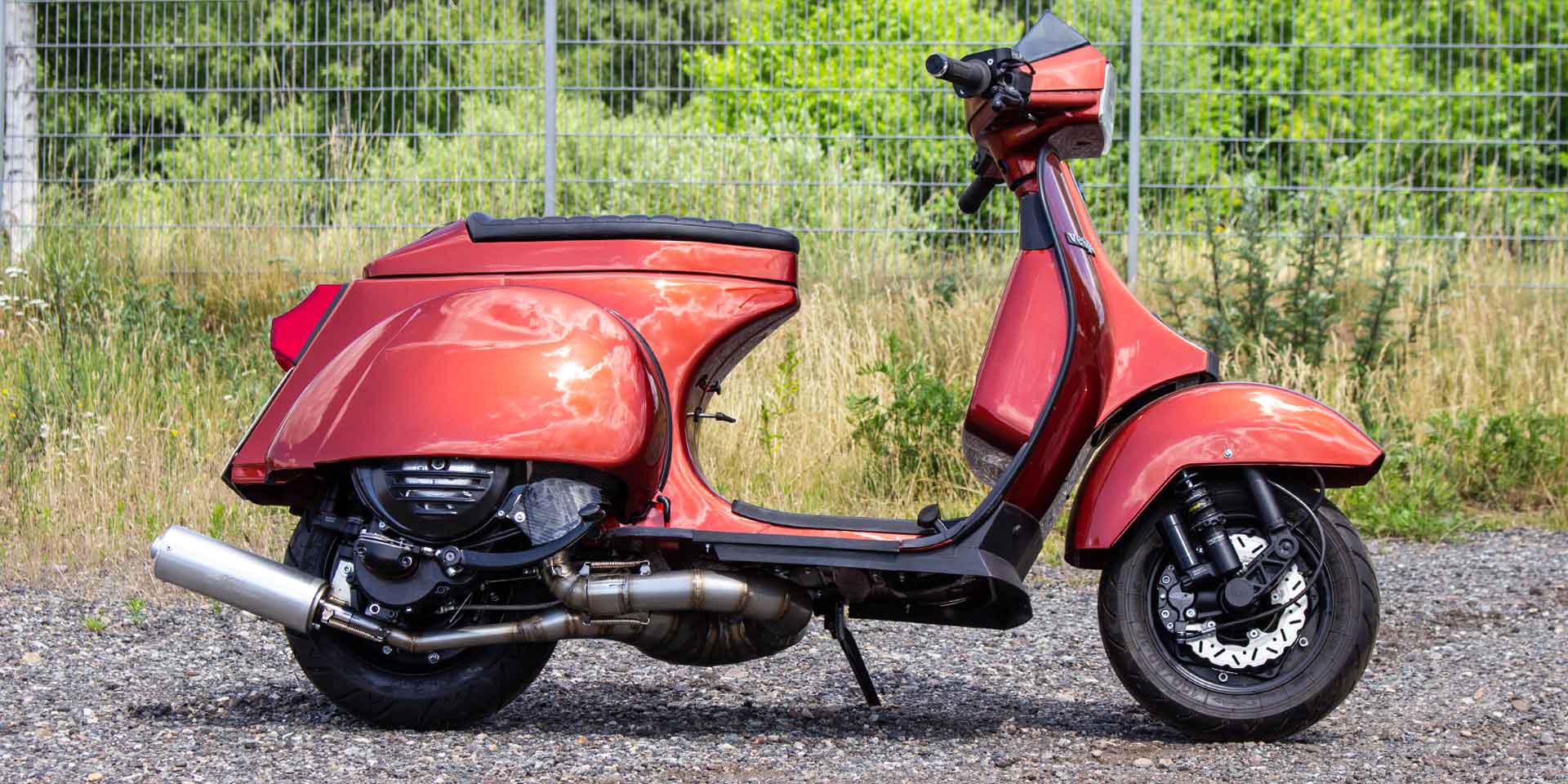 Custom Vespa T5 mit BFA 306ccm Motor