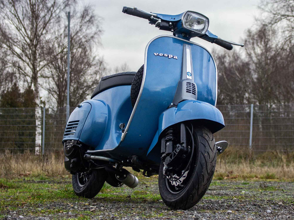 Custom Vespa 50N mit 170ccm Egig Motor und Scheibenbremse