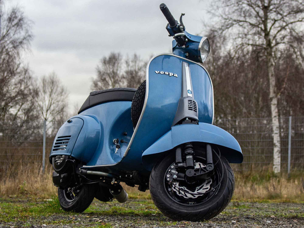 Custom Vespa 50N mit 170ccm Egig Motor und Scheibenbremse