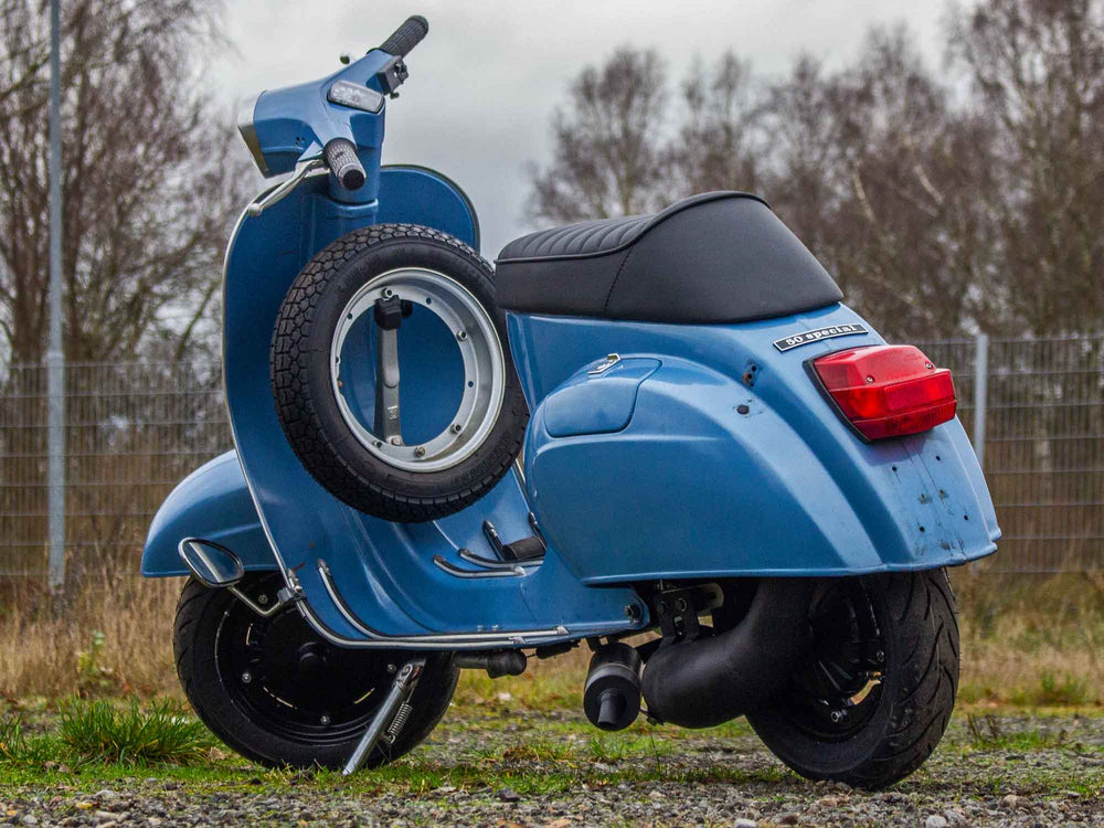 Custom Vespa 50N mit 170ccm Egig Motor und Scheibenbremse