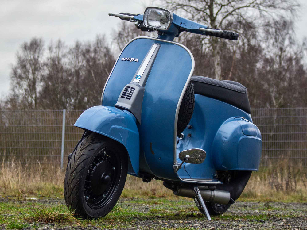 Custom Vespa 50N mit 170ccm Egig Motor und Scheibenbremse