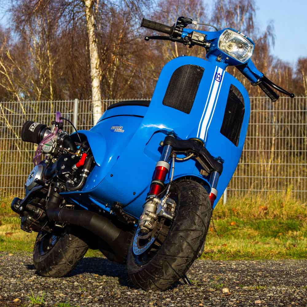 Neuaufbau der Custom Vespa 250N von Scooter & Service