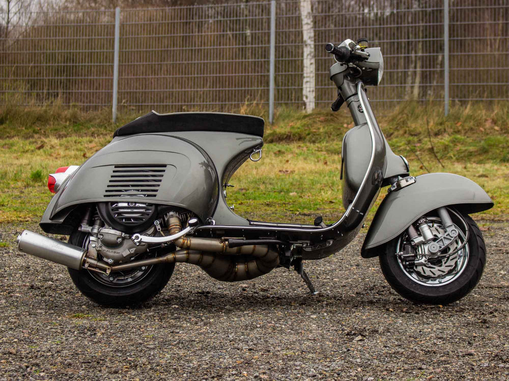 Custom Vespa Conversion GS 244ccm in Porsche Felsengrün