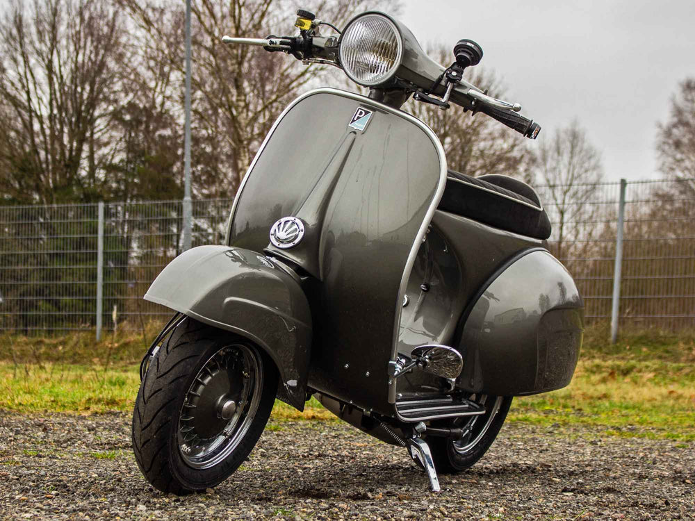 Custom Vespa Conversion GS 244ccm in Porsche Felsengrün