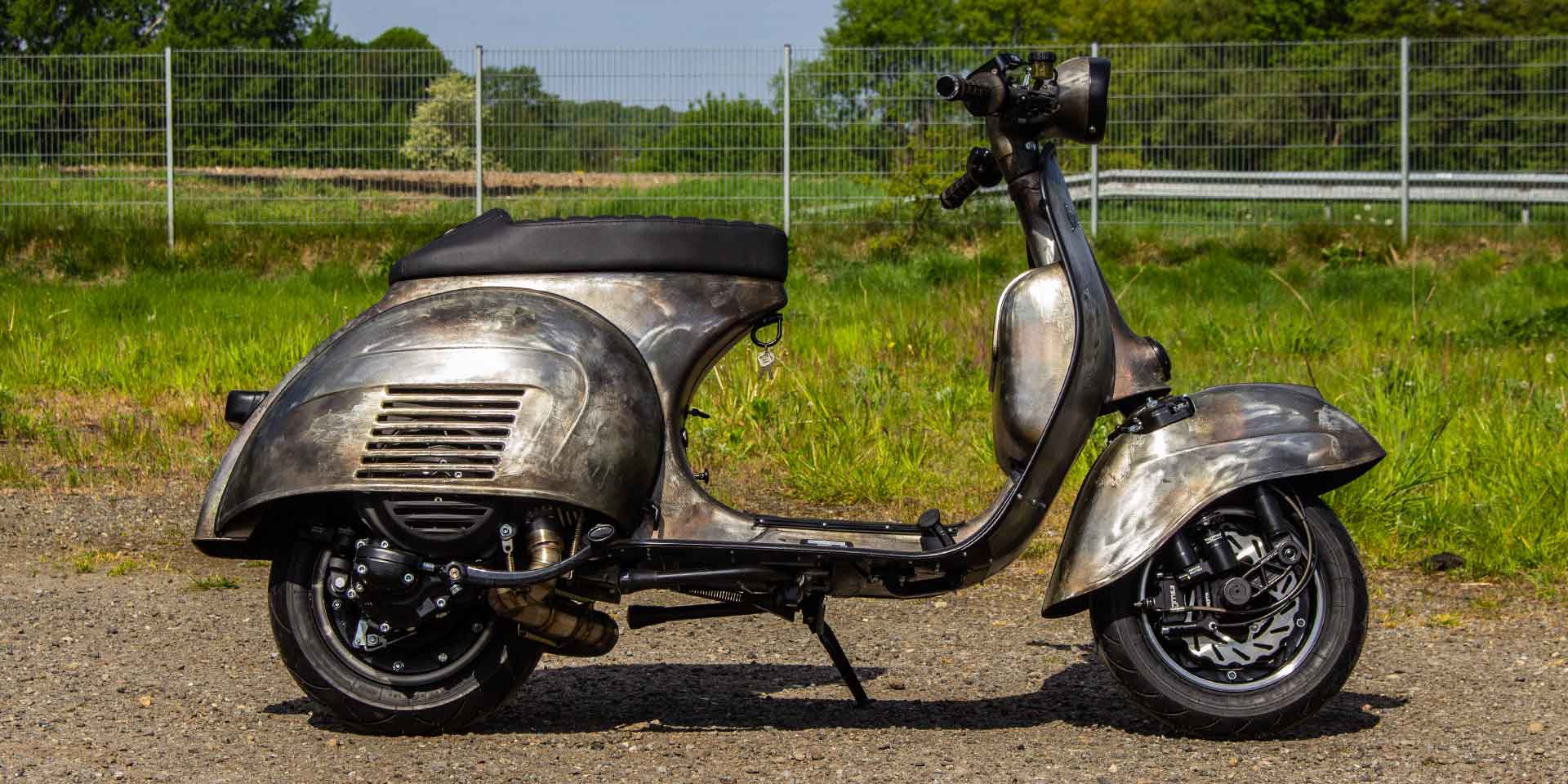 Custom Vespa GS 265ccm im Raw Metal Style