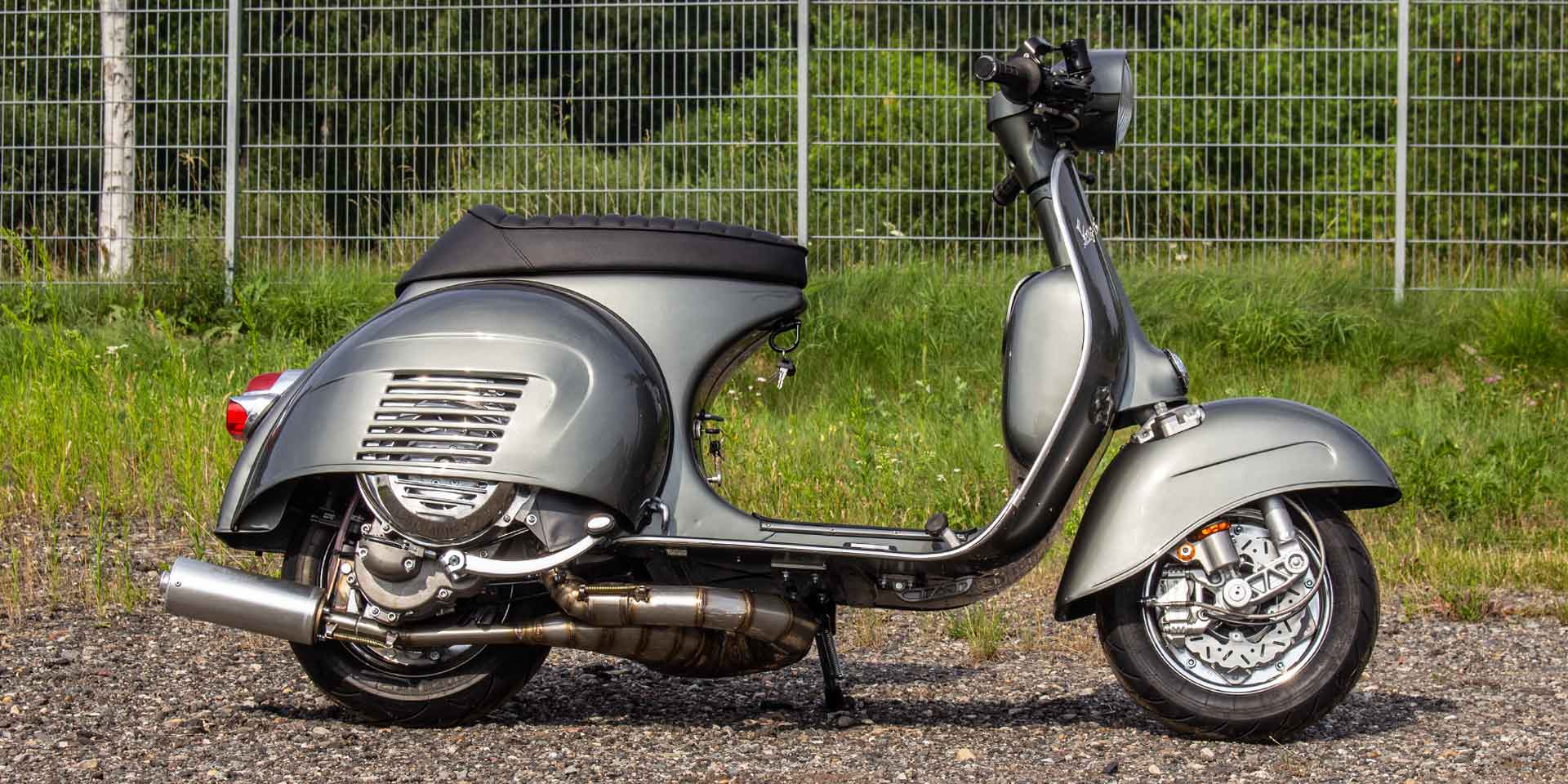 Custom Vespa GS 306ccm Porsche Felsengrün