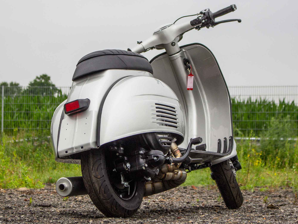 Custom Vespa Umbau GL 244ccm mit Scheibenbremse und Rennauspuff