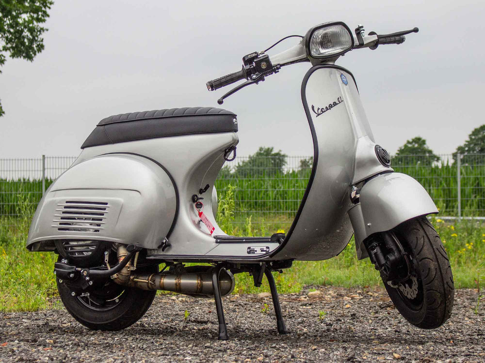 Custom Vespa Umbau GL 244ccm mit Scheibenbremse und Rennauspuff