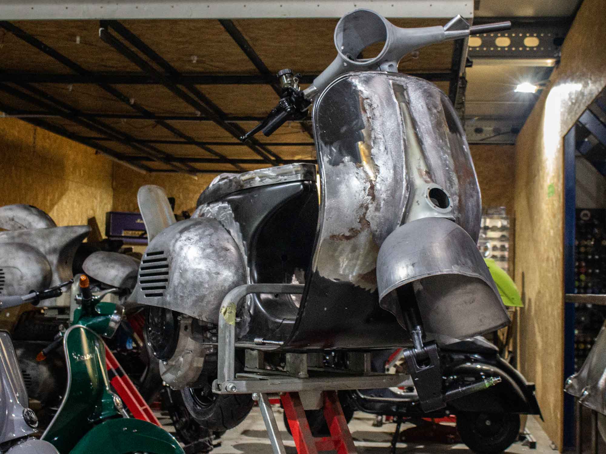 Custom Vespa Umbau PX -Acma mit BFA 288ccm Motor und Curley Auspuff