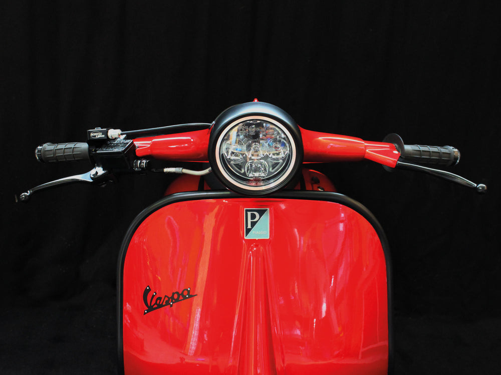 Superlow Series candy apple red Scooter & Service