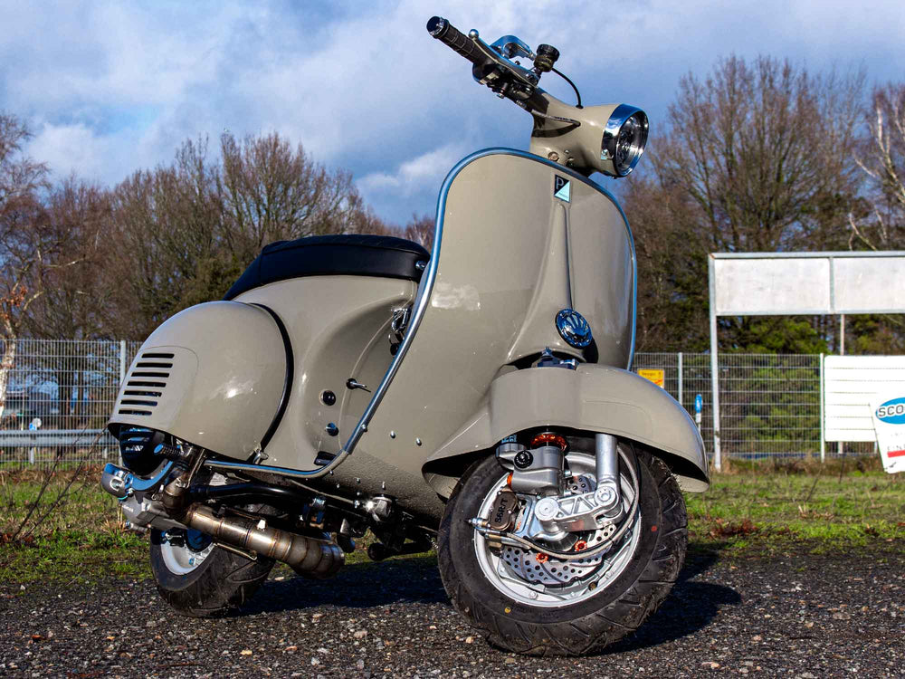 Vespa VBB 244ccm Classic in Porsche Steingrau