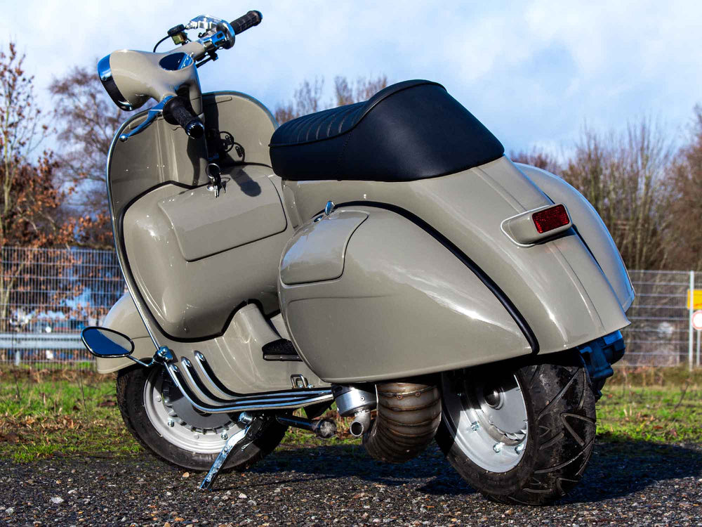 Vespa VBB 244ccm Classic in Porsche Steingrau