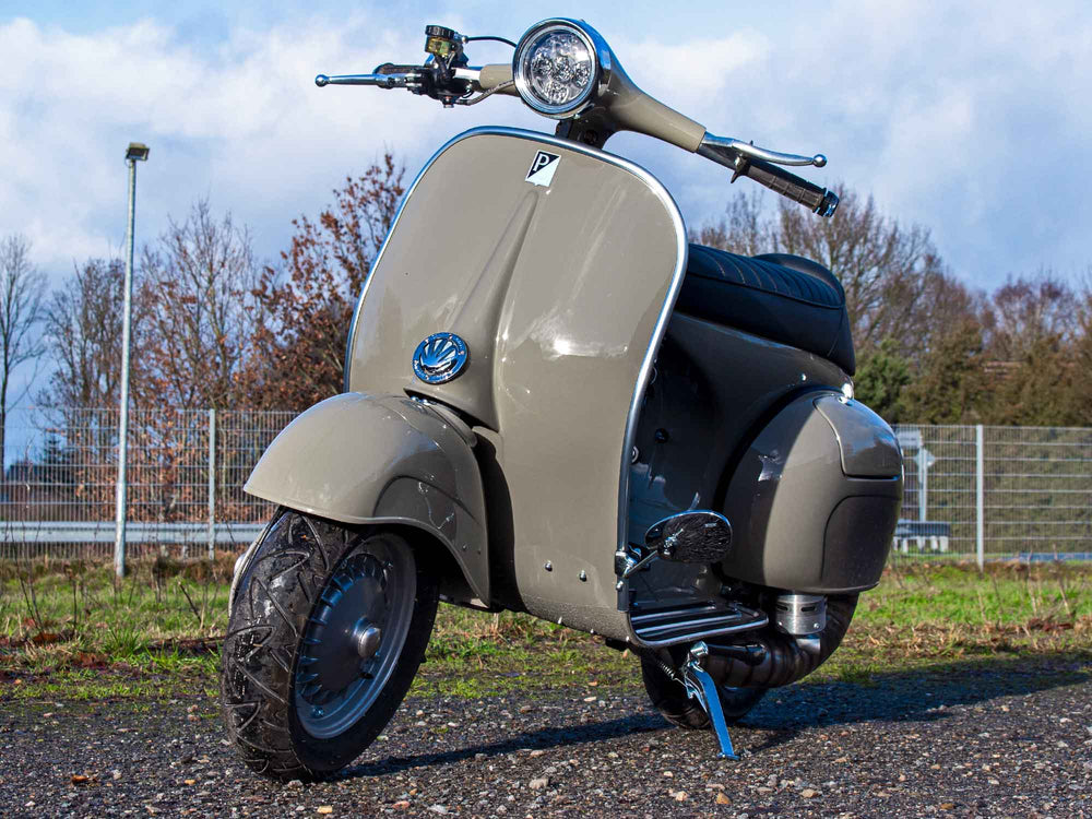 Vespa VBB 244ccm Classic in Porsche Steingrau