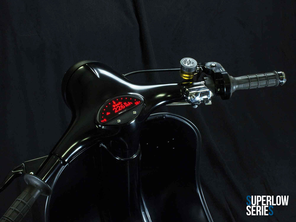 Superlow Series Matt Black Scooter & Service