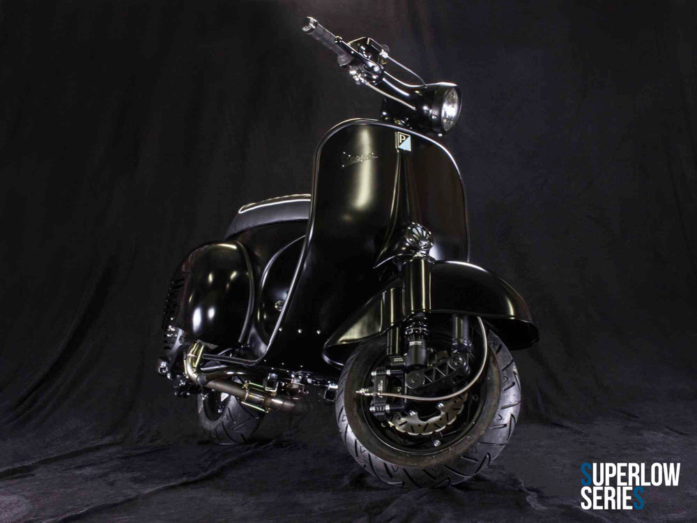 Superlow Series Matt Black Scooter & Service