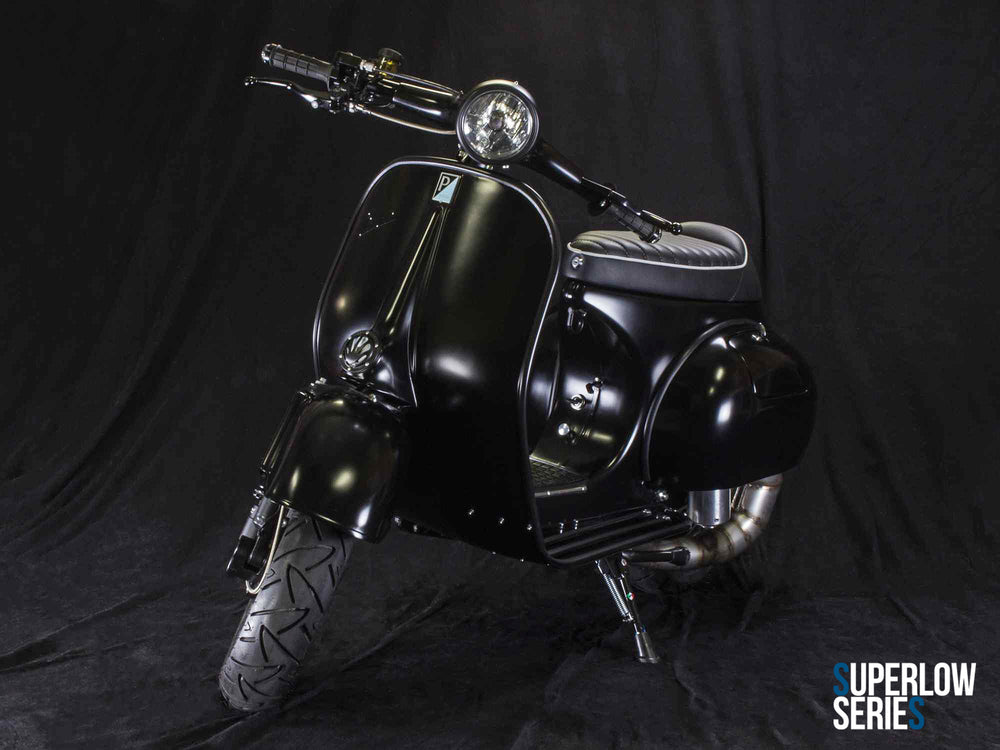 Superlow Series Matt Black Scooter & Service
