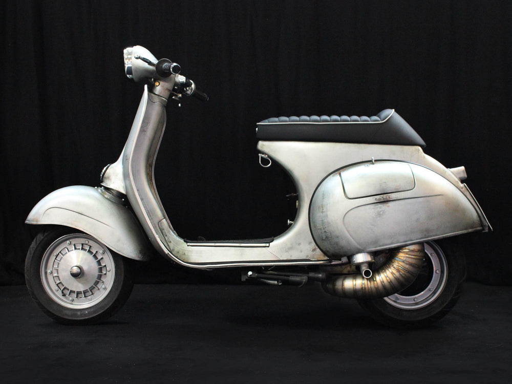 Custom Vespa VNB 244 silver Rawstyle Scooter & Service