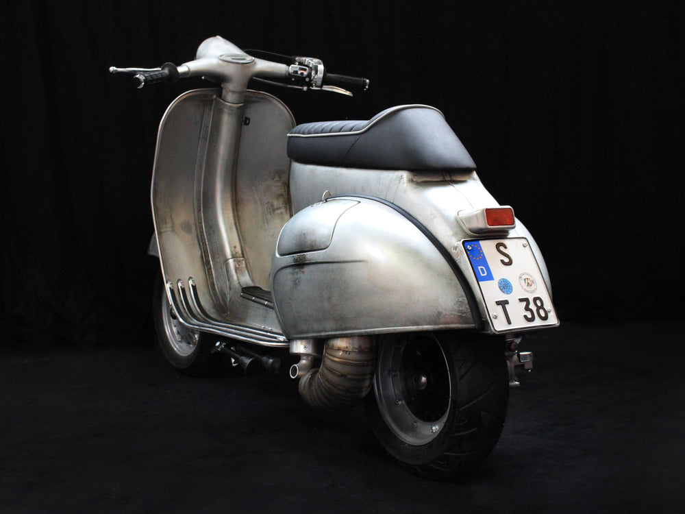 Custom Vespa VNB 244 silver Rawstyle Scooter & Service