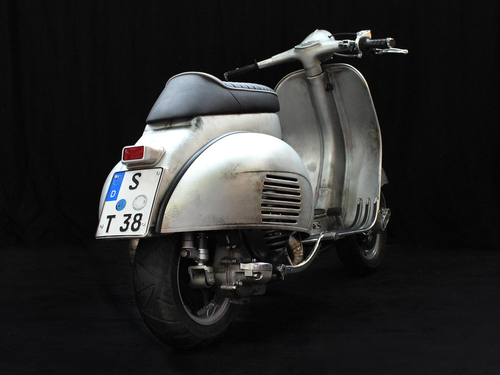Custom Vespa VNB 244 silver Rawstyle Scooter & Service