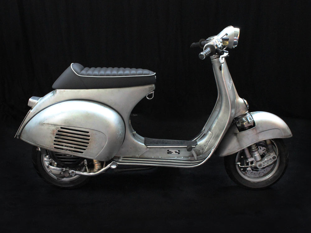 Custom Vespa VNB 244 silver Rawstyle Scooter & Service