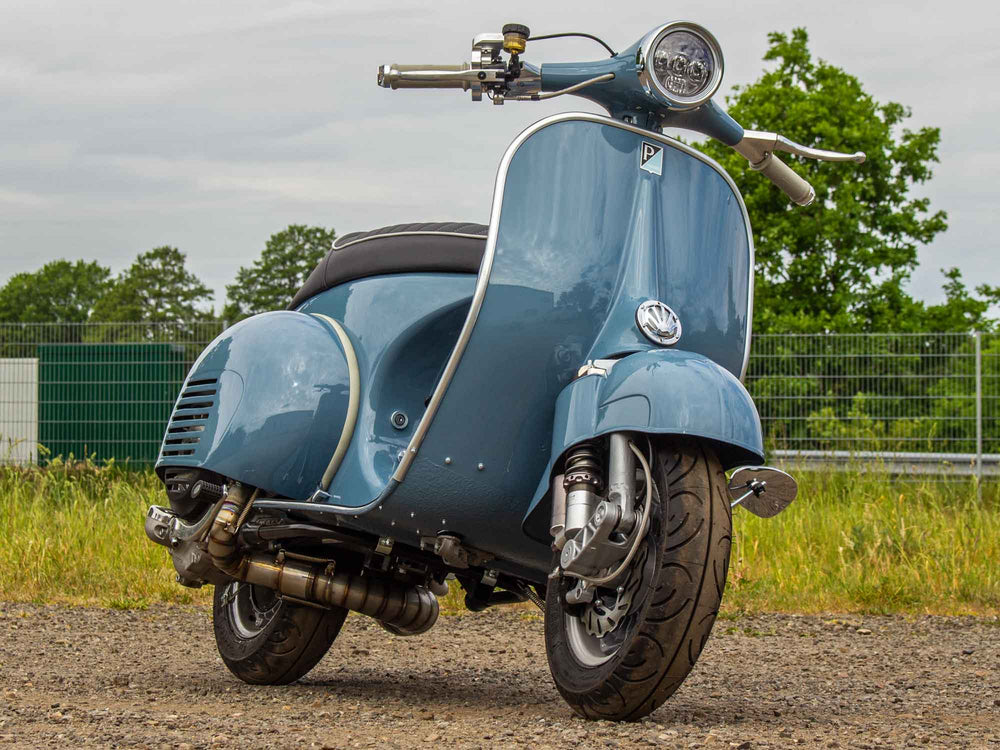 Custom Vespa Conversion VNB 265ccm in Piaggio Blu Medio 