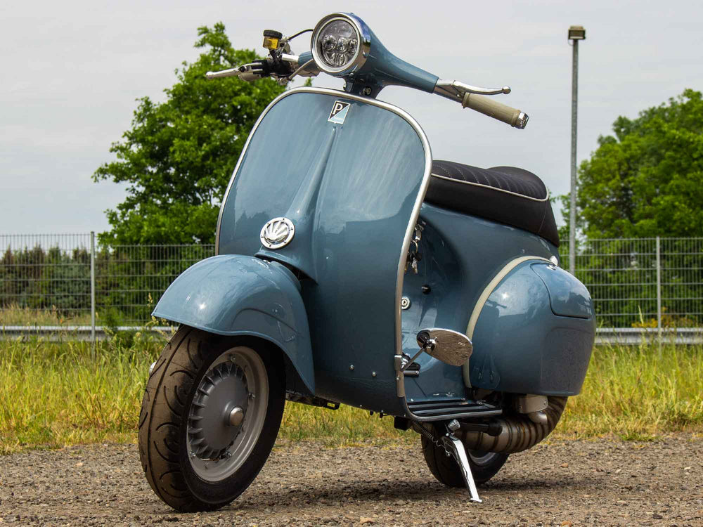 Custom Vespa Conversion VNB 265ccm in Piaggio Blu Medio 