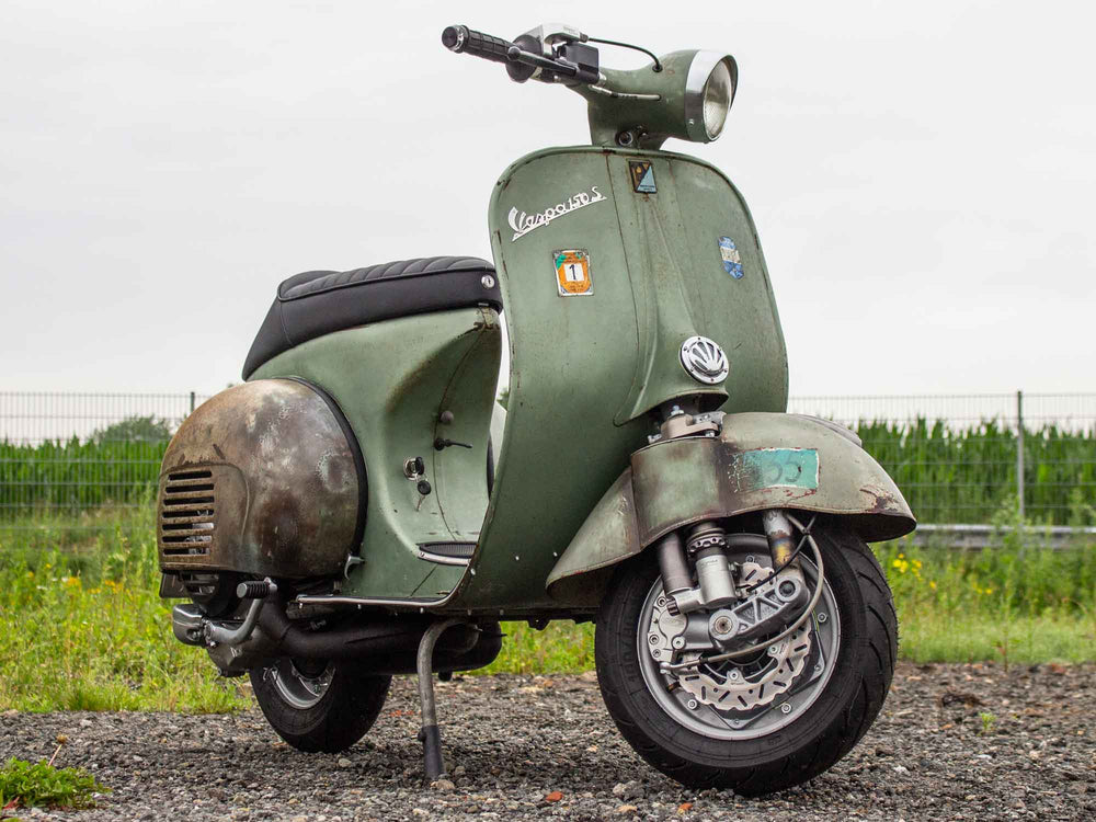 Motovespa Umbau mit 221ccm Motor und Scheibenbremse