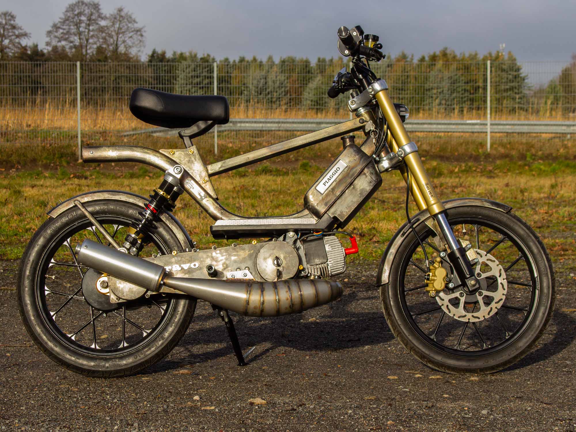 Piaggio Bravo Custom Moped Projekt