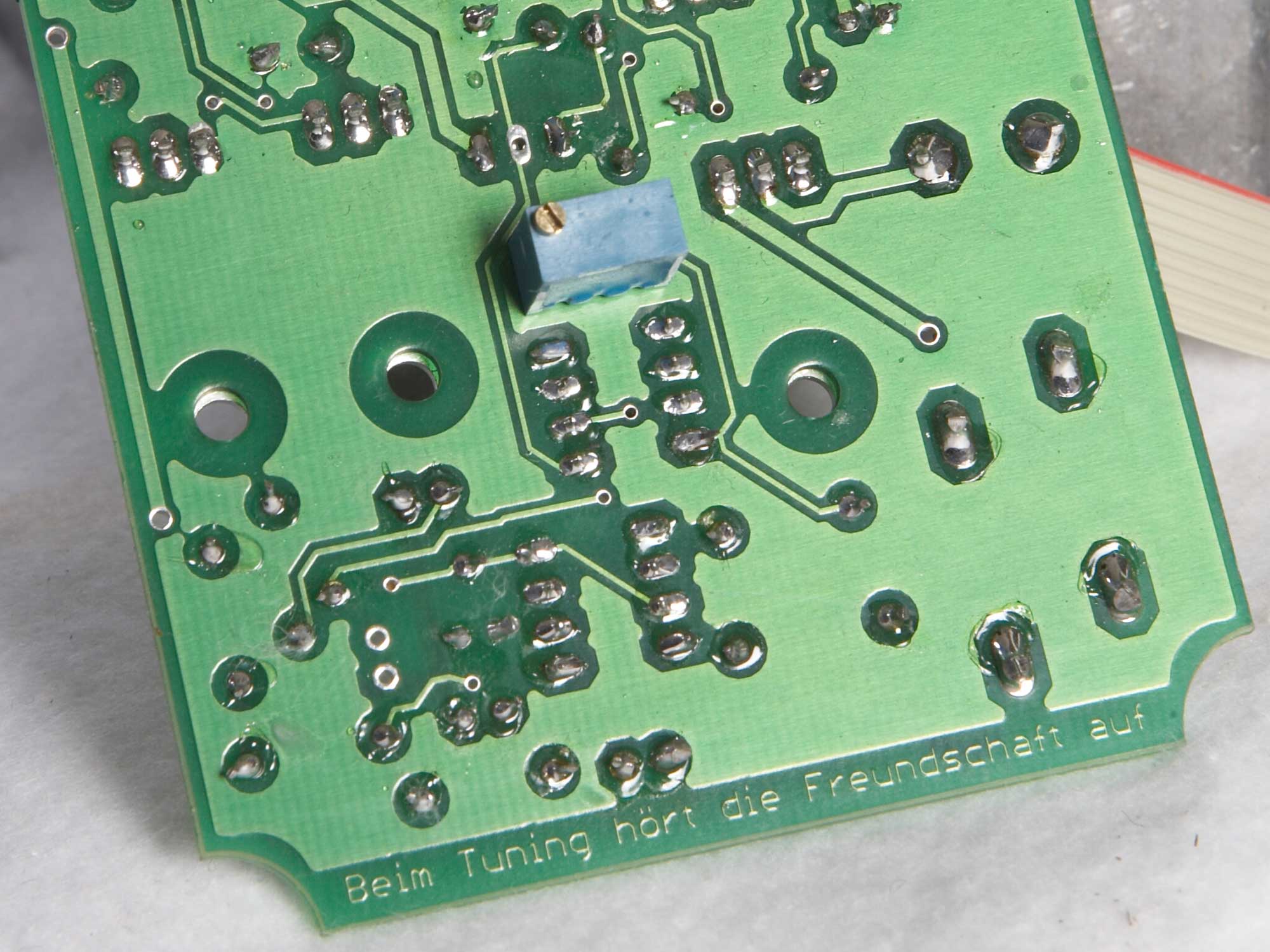 Platine für die Auslasssteuerung der Custom Vespa Sprint 230