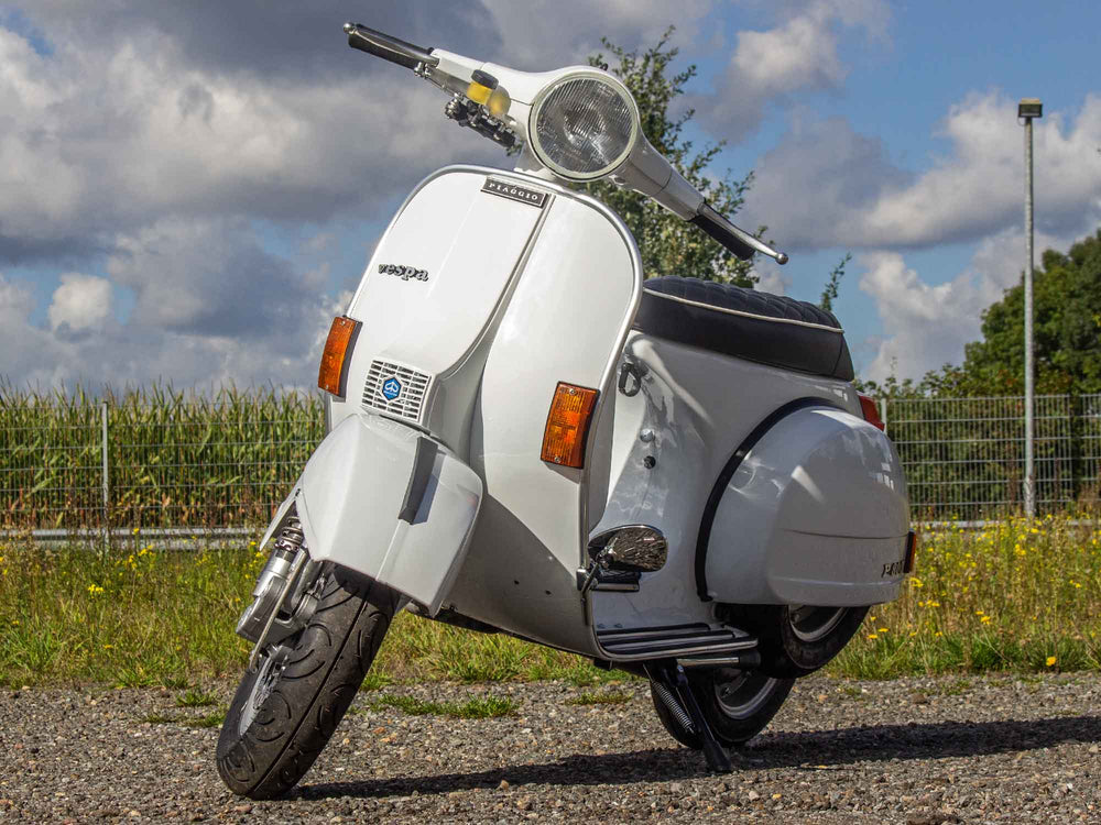 Vespa PX 125 Tuning mit Scheibenbremse und Breitreifen