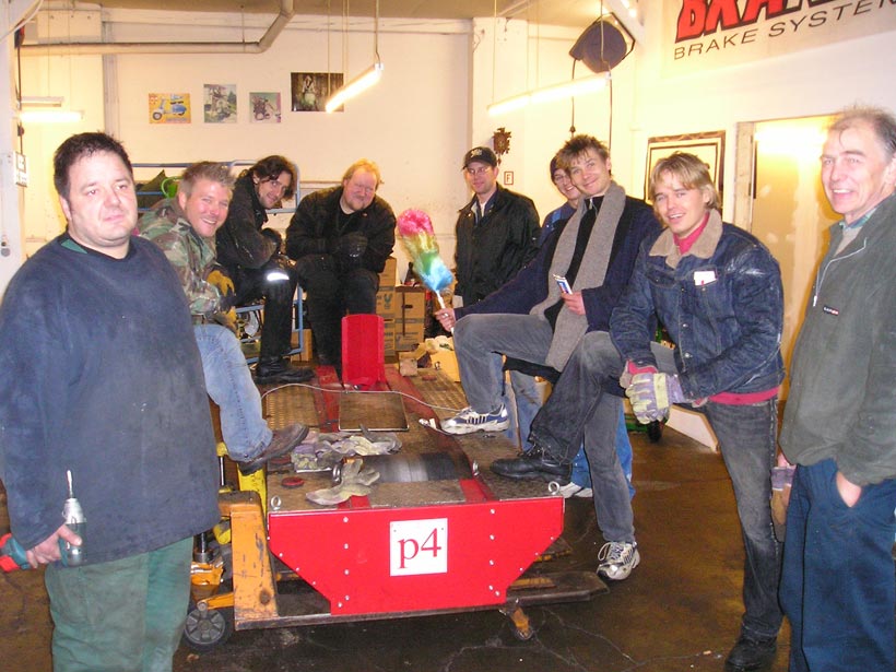 Umzug Scooter and Service Leistungsprüfstand