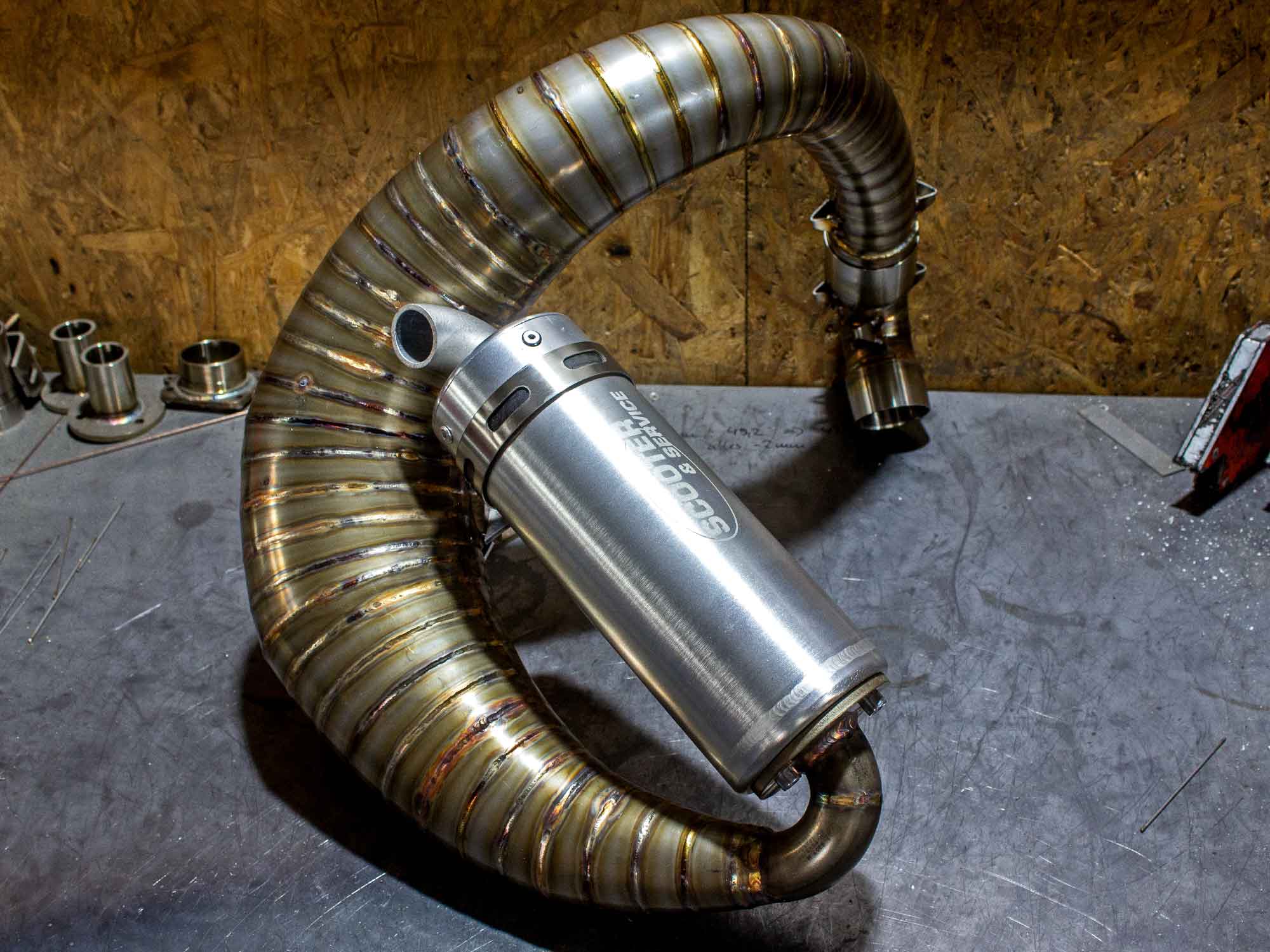 Vespa Curley Auspuffanlage für BFA Motori 306ccm Motor