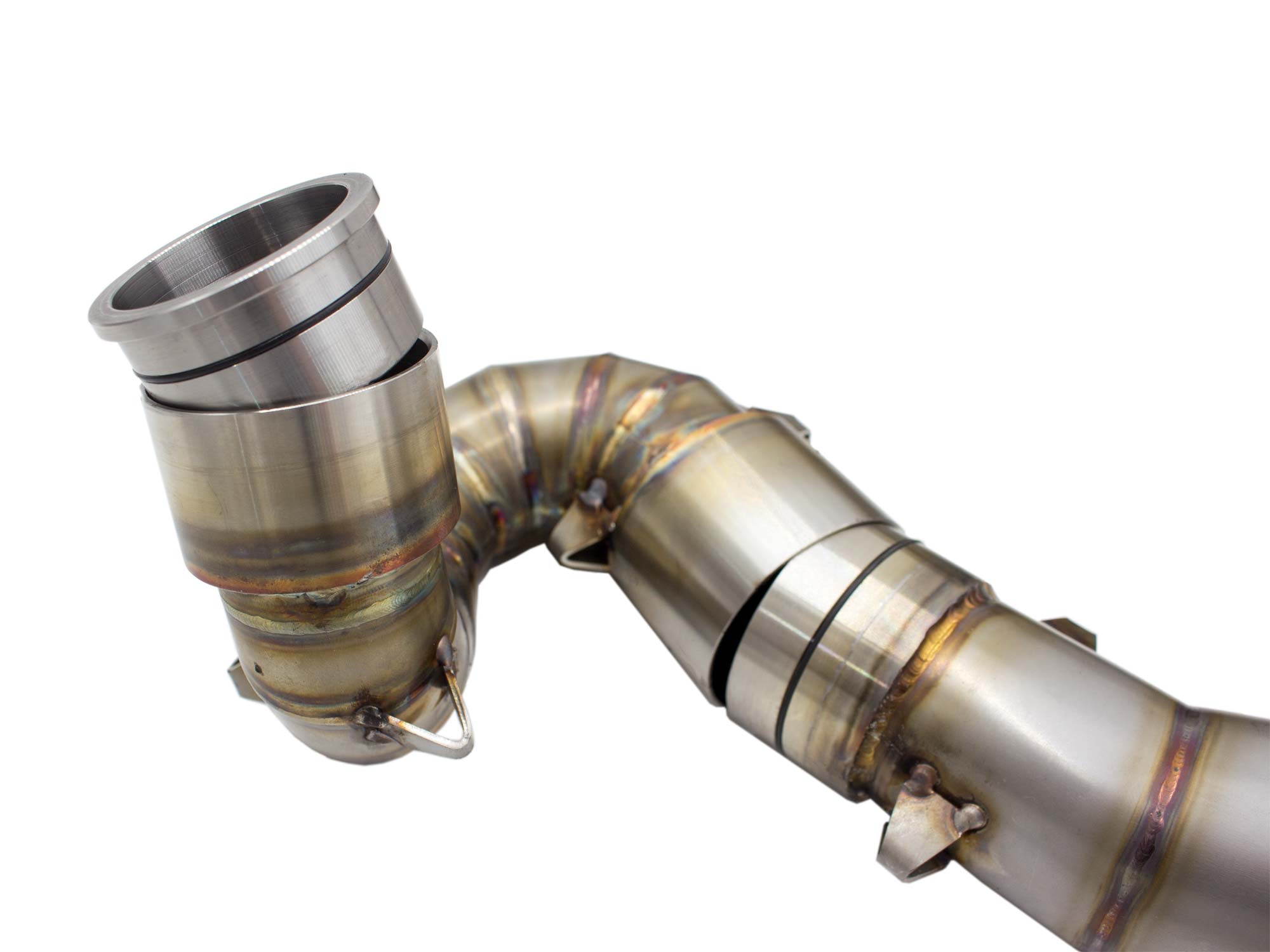 Handgefertigter Vespa Auspuff Scooter & Service - Detail-Aufnahme