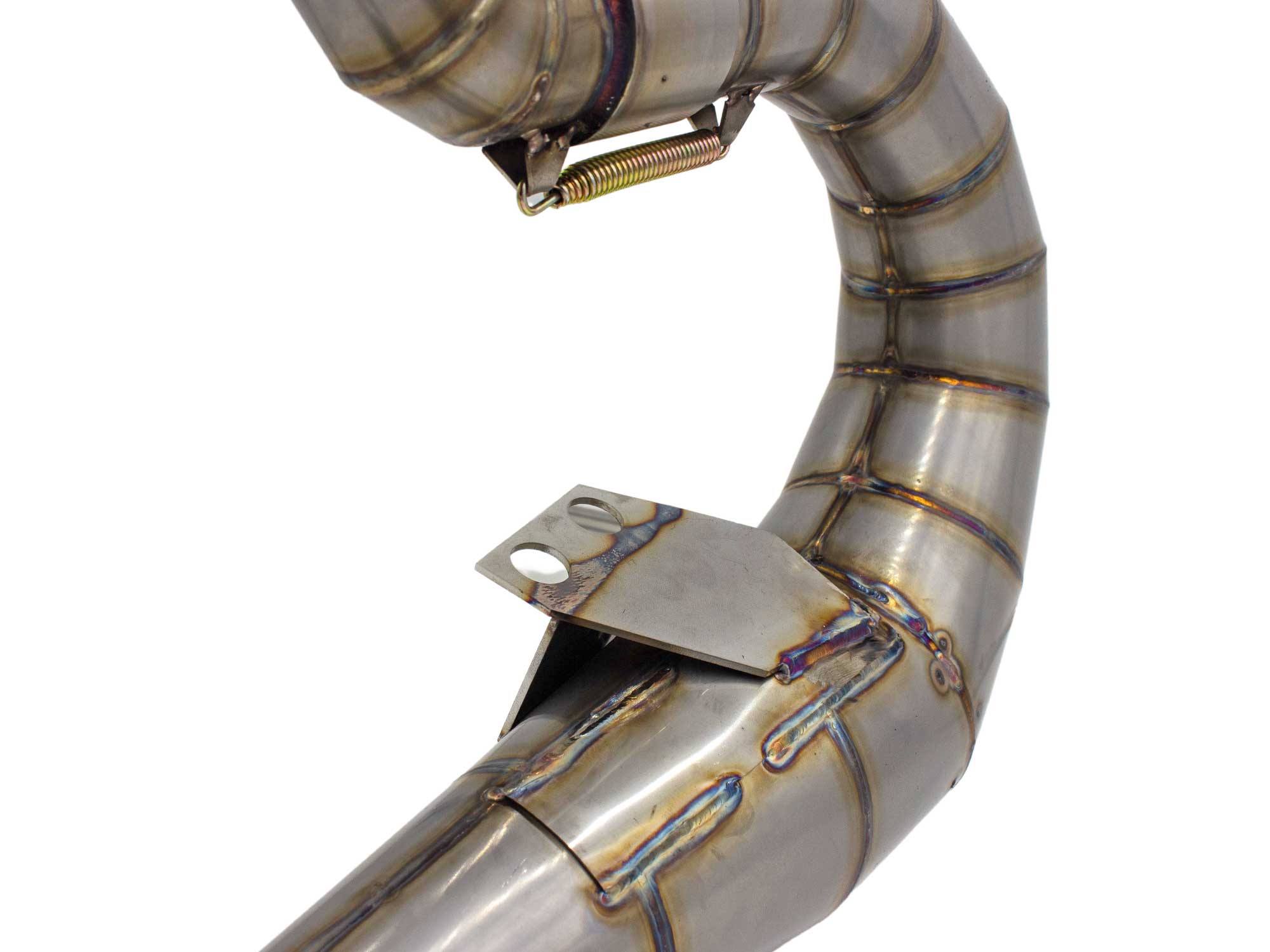 Handgefertigter Vespa Auspuff Scooter & Service - Detail-Aufnahme