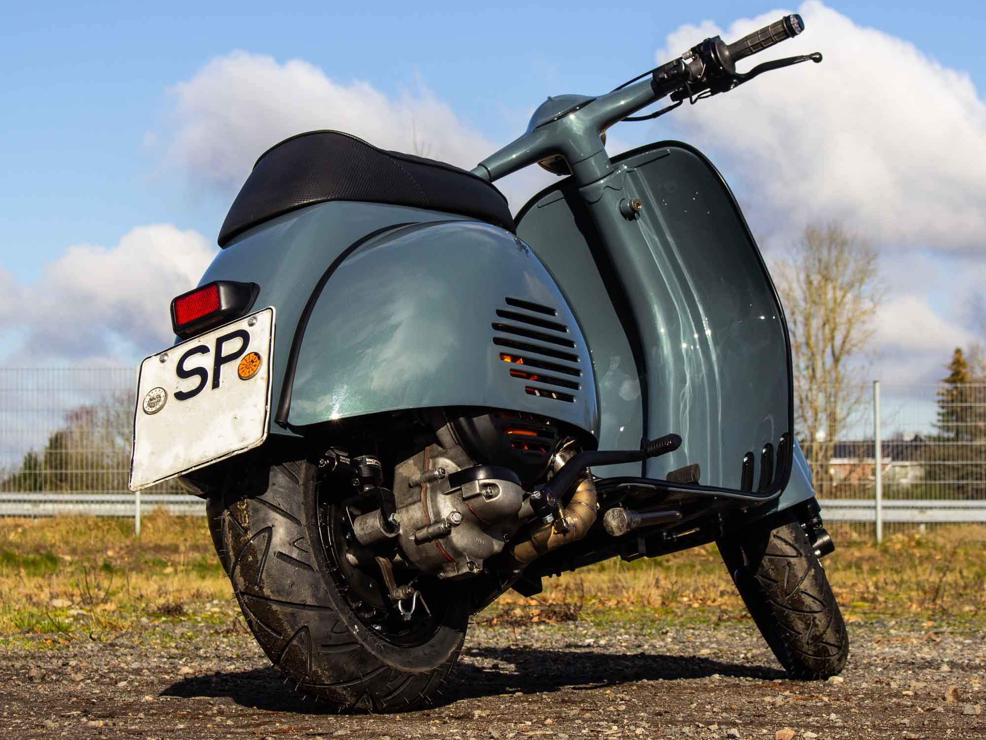 Vespa GS 3 Heck-Umbau auf Basis einer PX Karosse