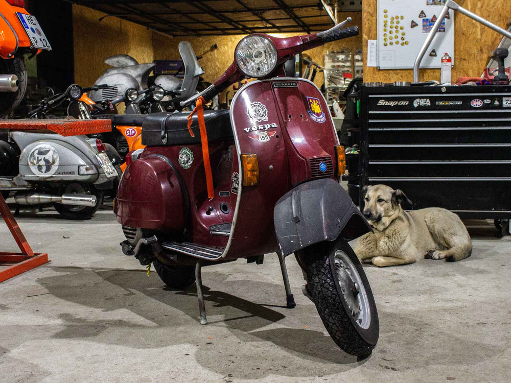 Vespa PX im originalen Zustand aus Kalifornien als Projekt-Basis