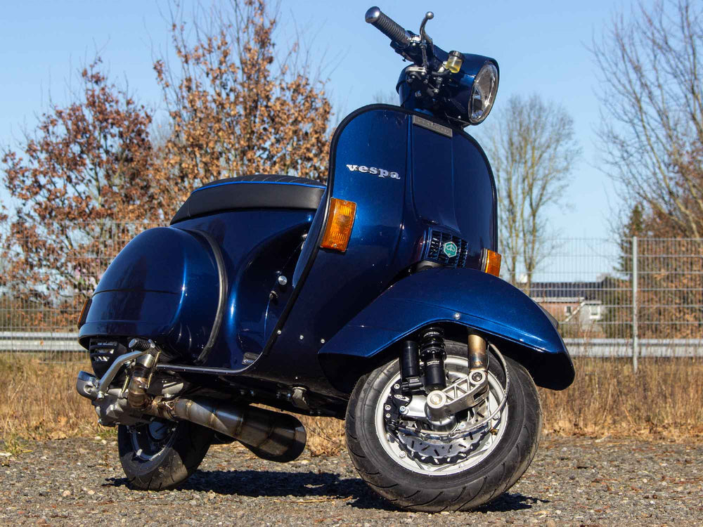 Vespa PX Tuning Umbau mit Quattrini 244cm Motor und Rennauspuff Scooter & Service