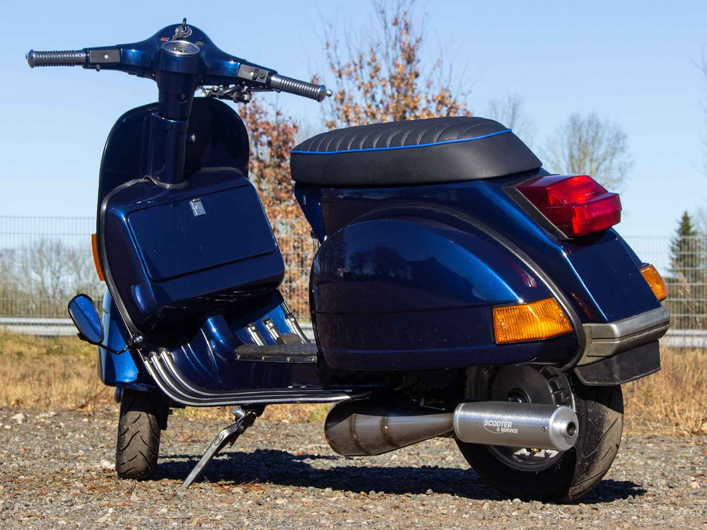 Vespa PX Tuning Umbau mit Quattrini 244cm Motor und Rennauspuff Scooter & Service