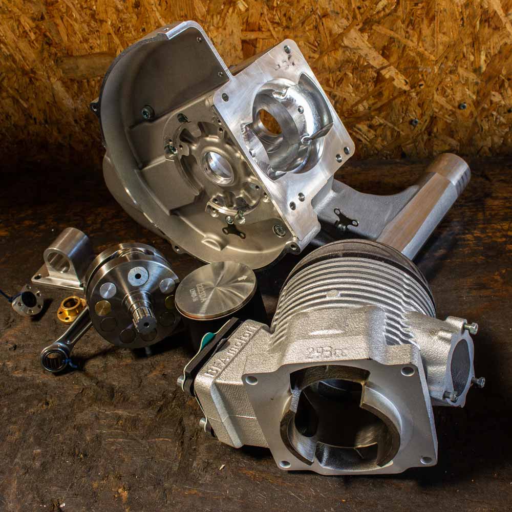 Vespa BFA 288ccm Motorkomponenten
