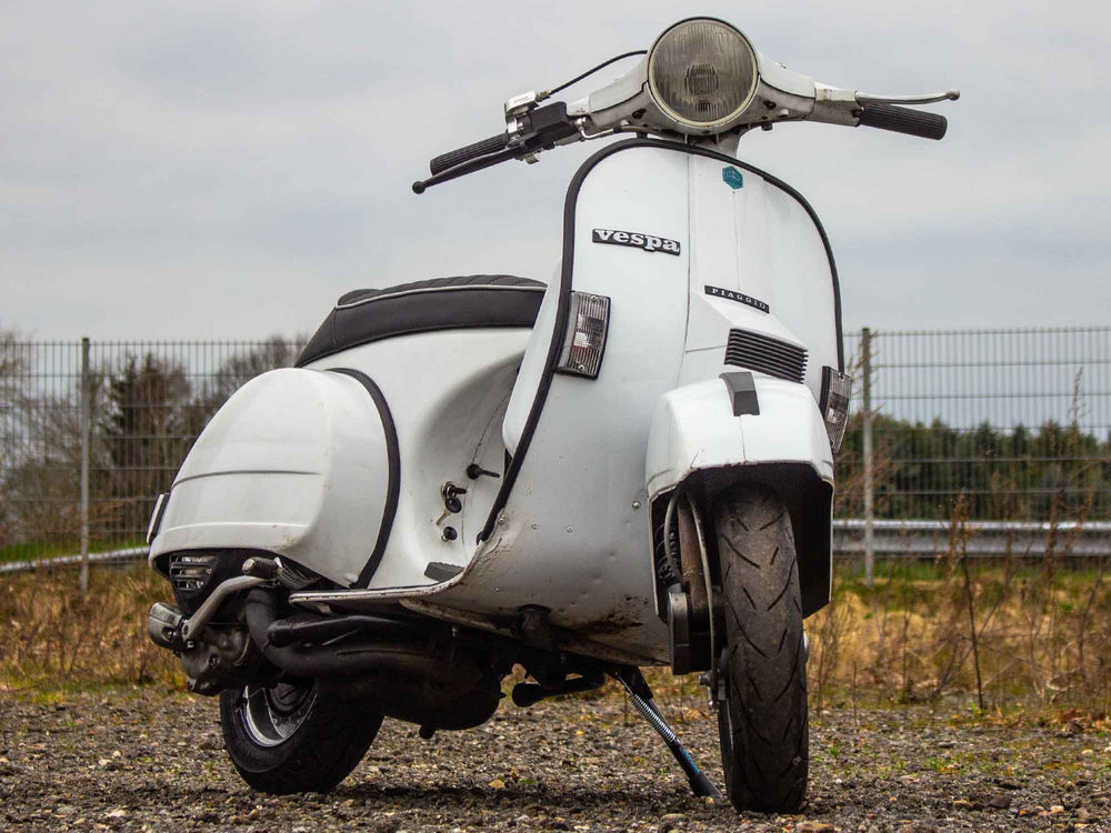 Vespa Tuning Umbau PX 244ccm mit Scheibenbremse und Breitreifen