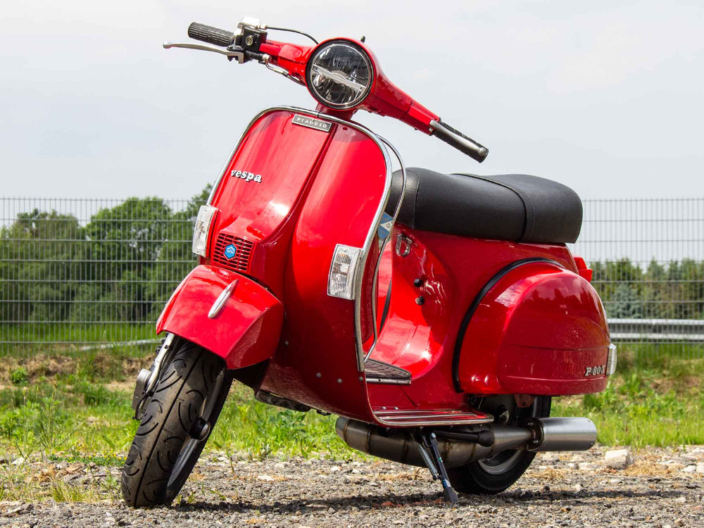 Vespa Tuning Umbau PX 244ccm mit Scheibenbremse und Rennauspuff