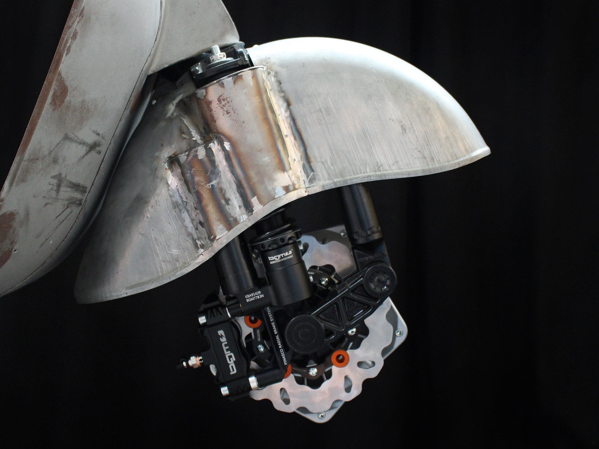 Vespa Wideframe Umbau mit Quattrini 244ccm Motor und Scheibenbremse 